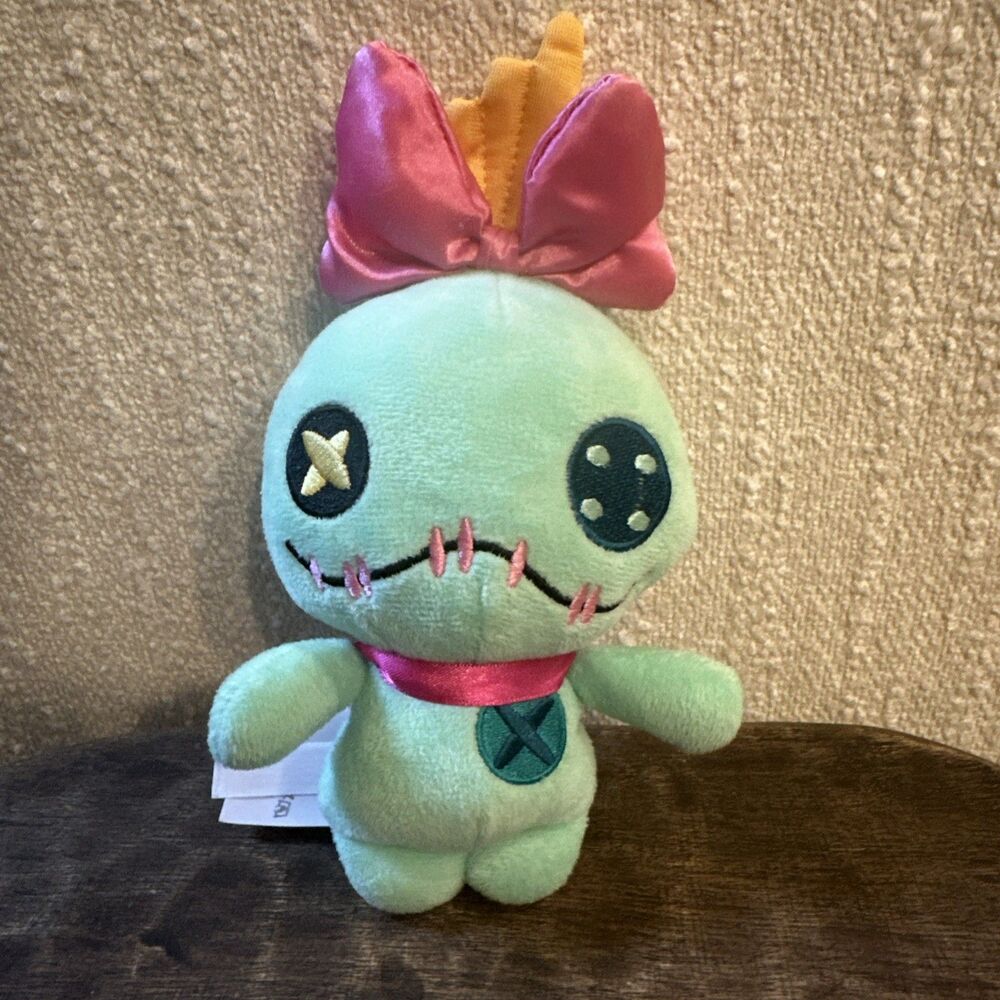 Disney Store Scrump Plush 8” Lilo And Stitch Stuffed Animal Doll